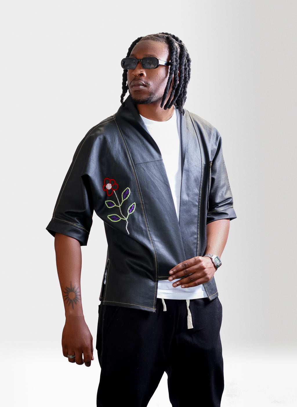 Aec Wang - Wax Denim Kimono