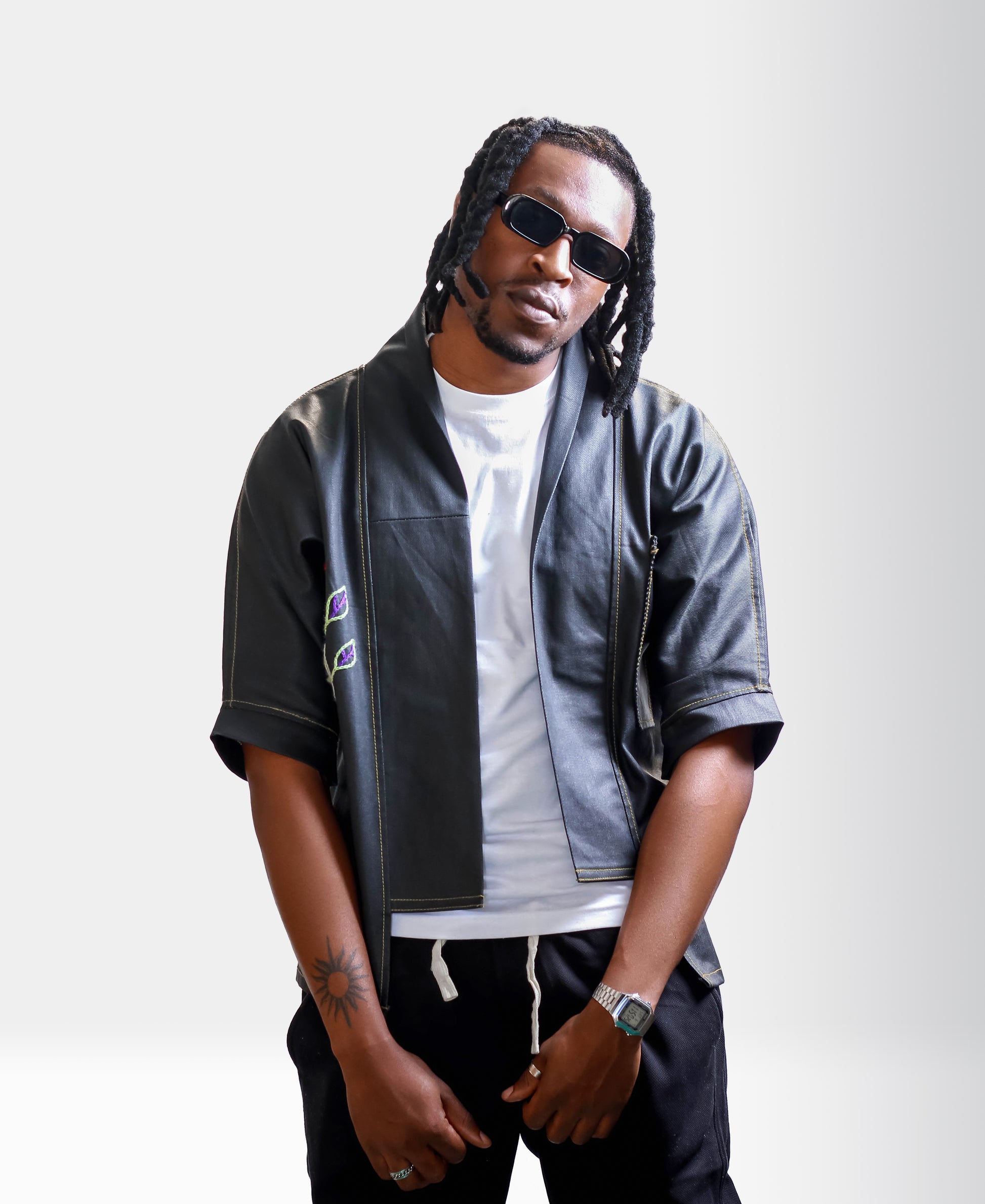 Aec Wang - Wax Denim Kimono