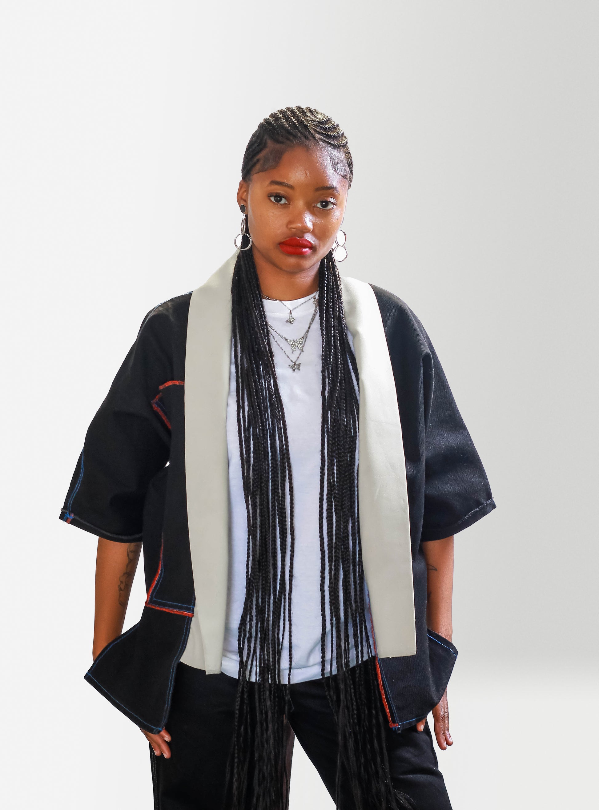 Aec Wang - Denim Kimono