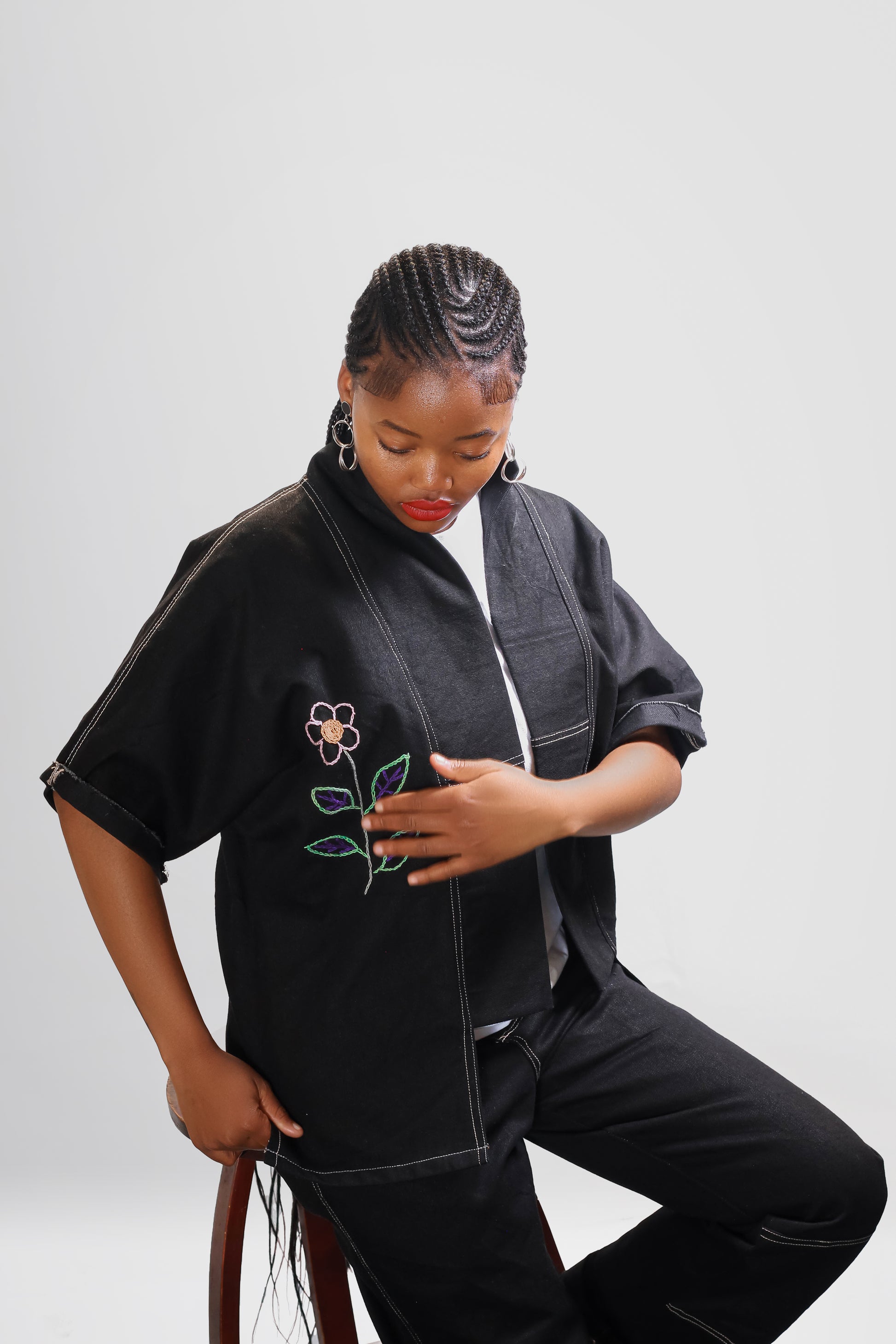 Aec Wang - Denim Kimono